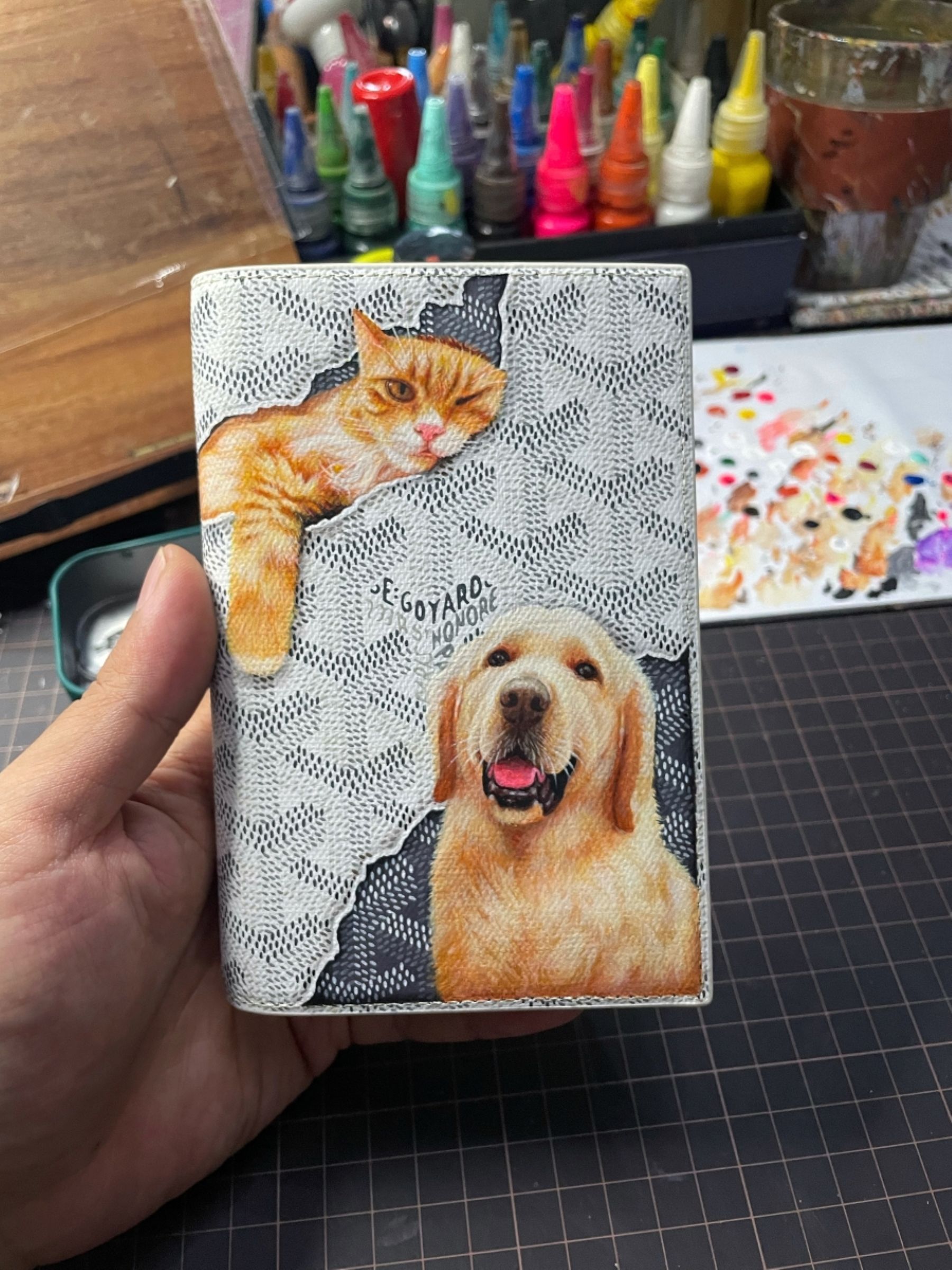 Personalized Customization Acrylic Portrait Passport Holder