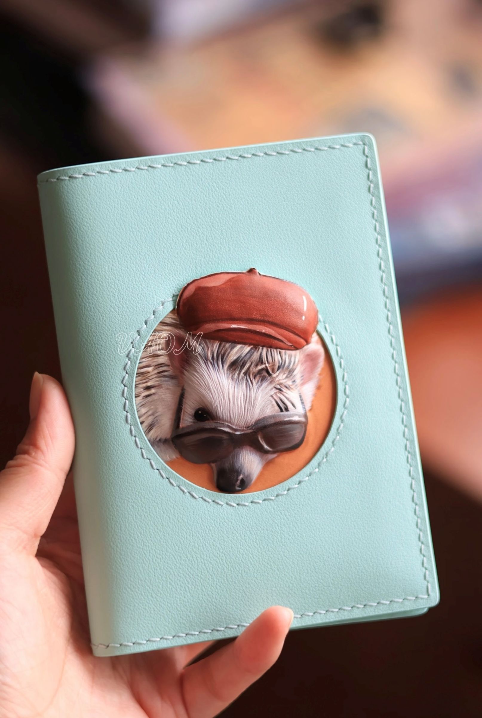Personalized Customization Leather Passport Holder