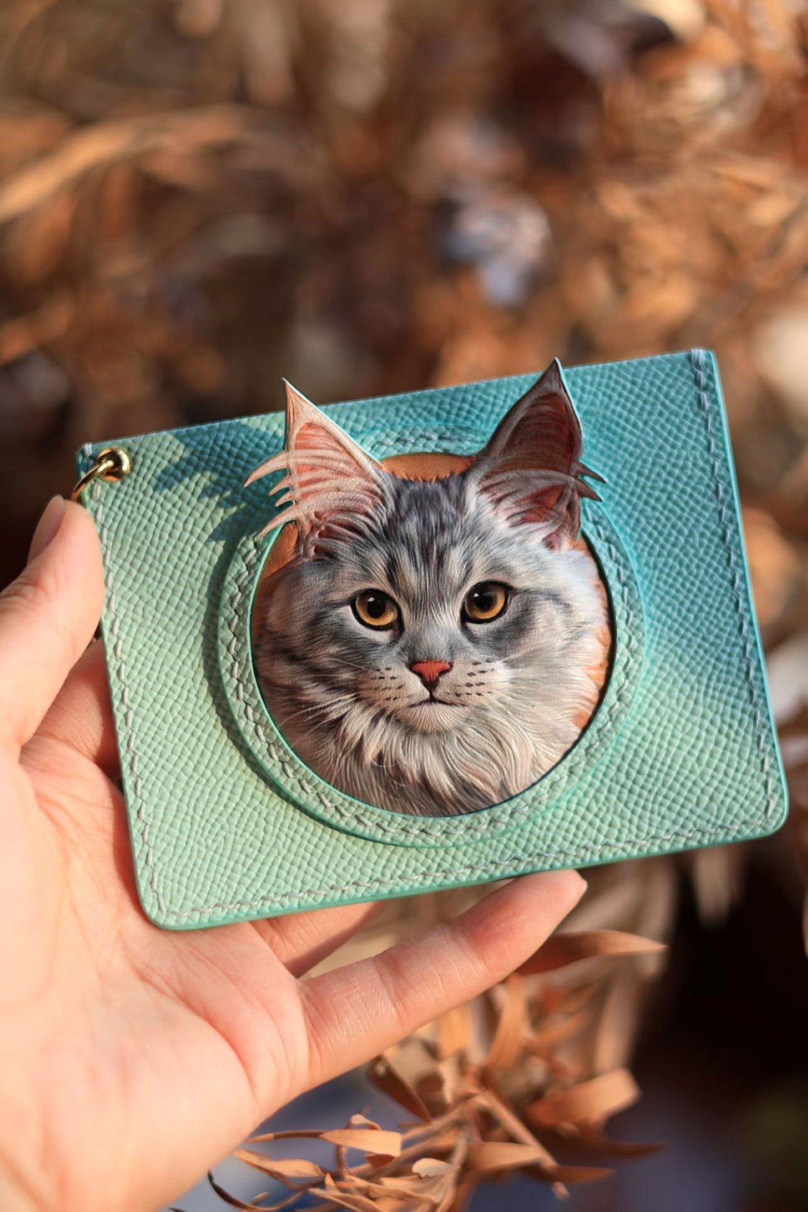 Personalized Customization Leather Card Holder